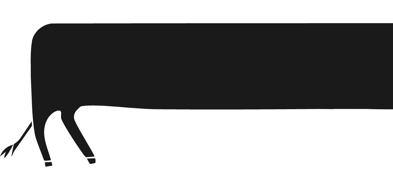 Black Angus Logo Vache Back