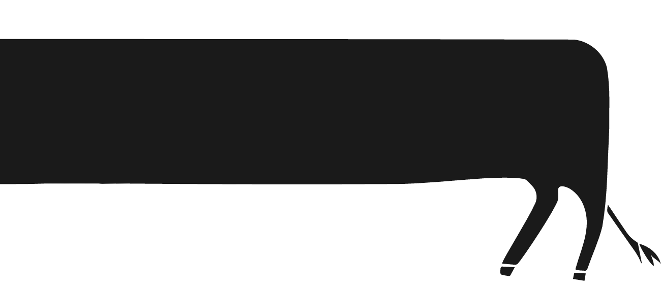 Black Angus Logo Vache Derriere